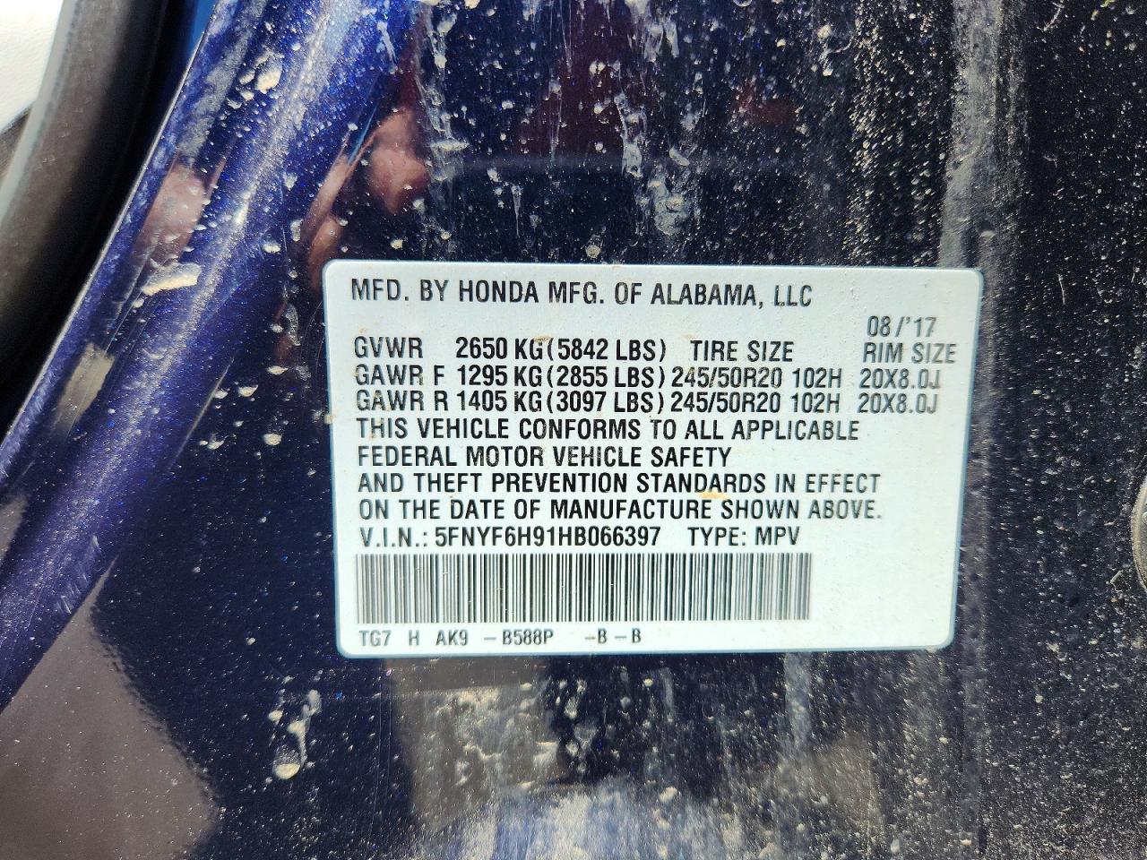 Honda Pilot Touring