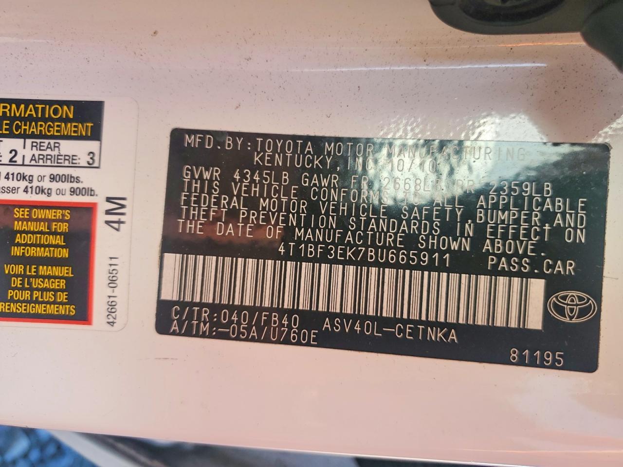 Toyota Camry Base