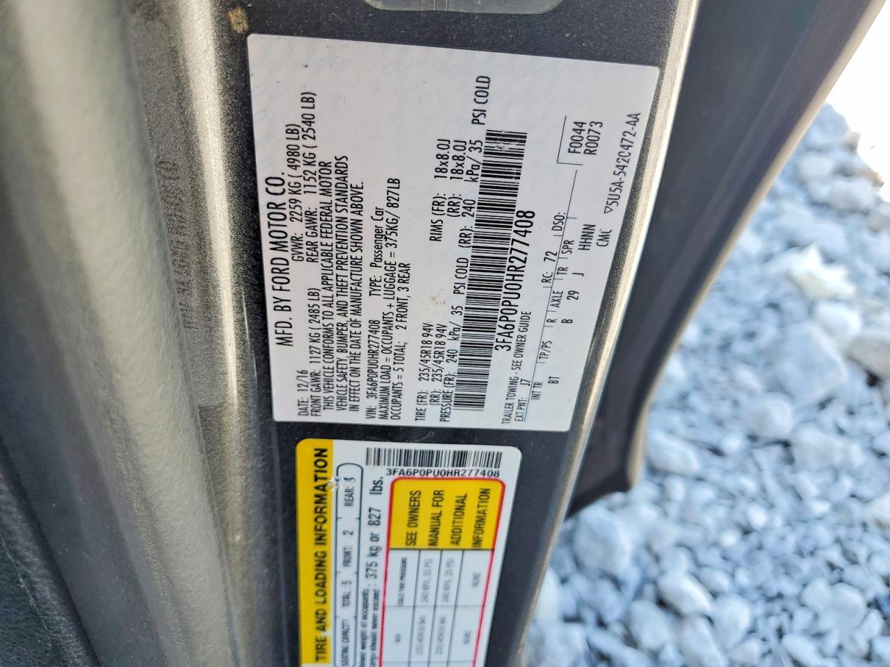 Ford Fusion Se Phev
