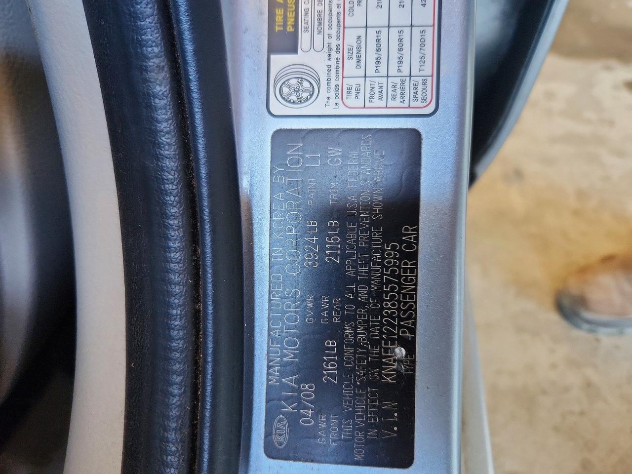 Kia Spectra Lx