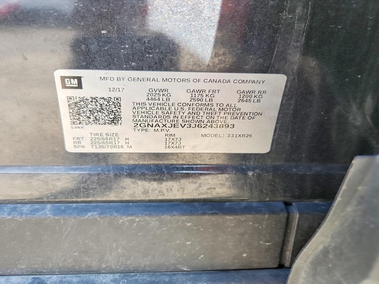 Chevrolet Equinox Lt