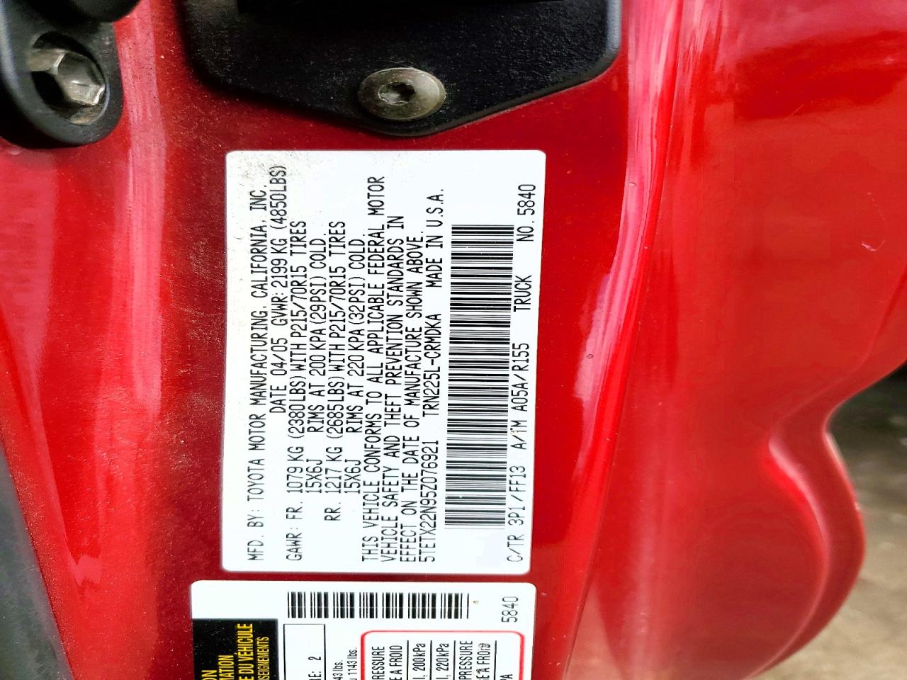 Toyota Tacoma Access Cab