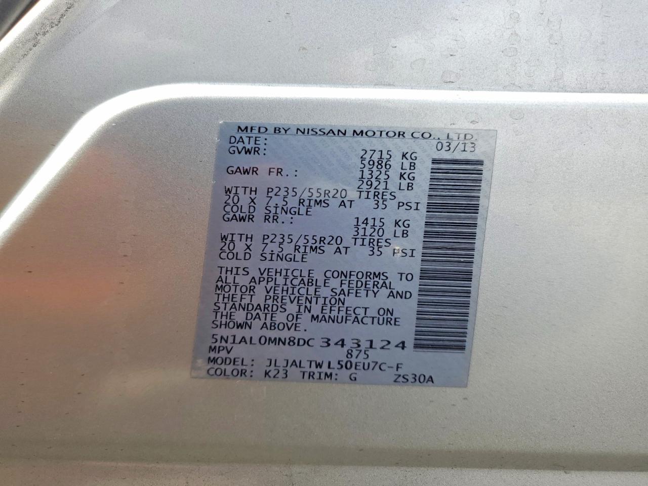 INFINITI JX35 Base