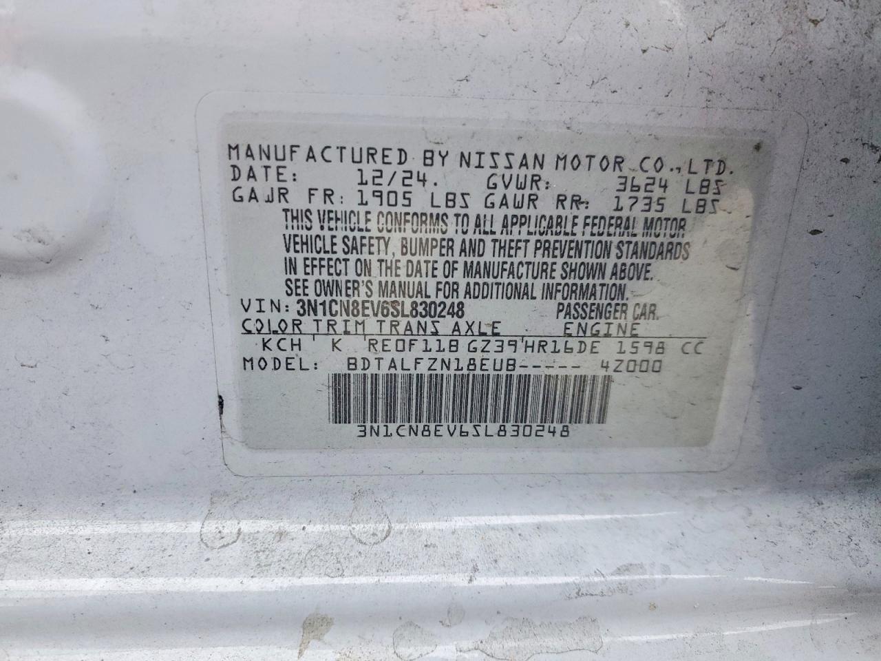 Nissan Versa Sv