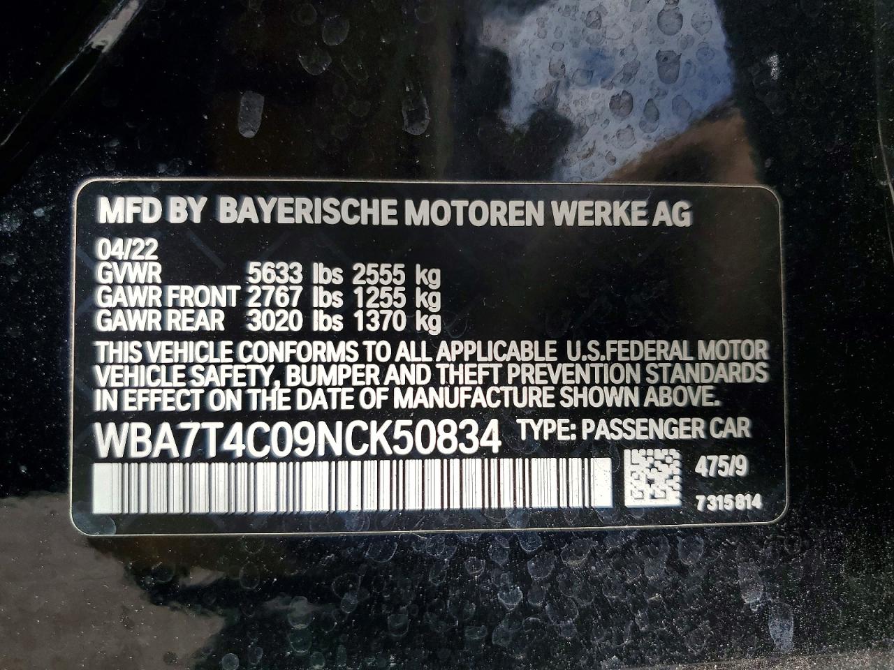 BMW 7 Series Xi