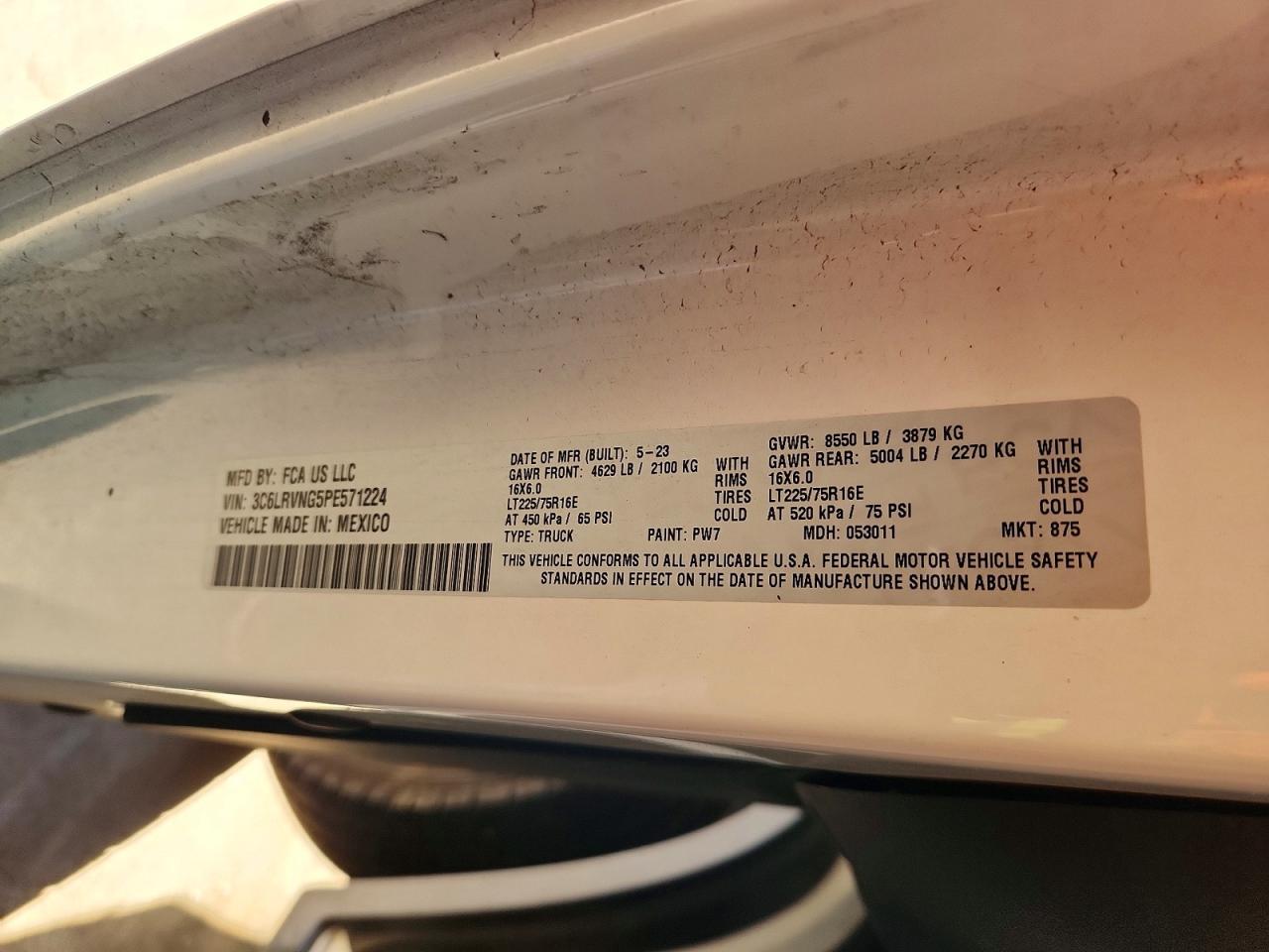 Ram Promaster 1500 Standard