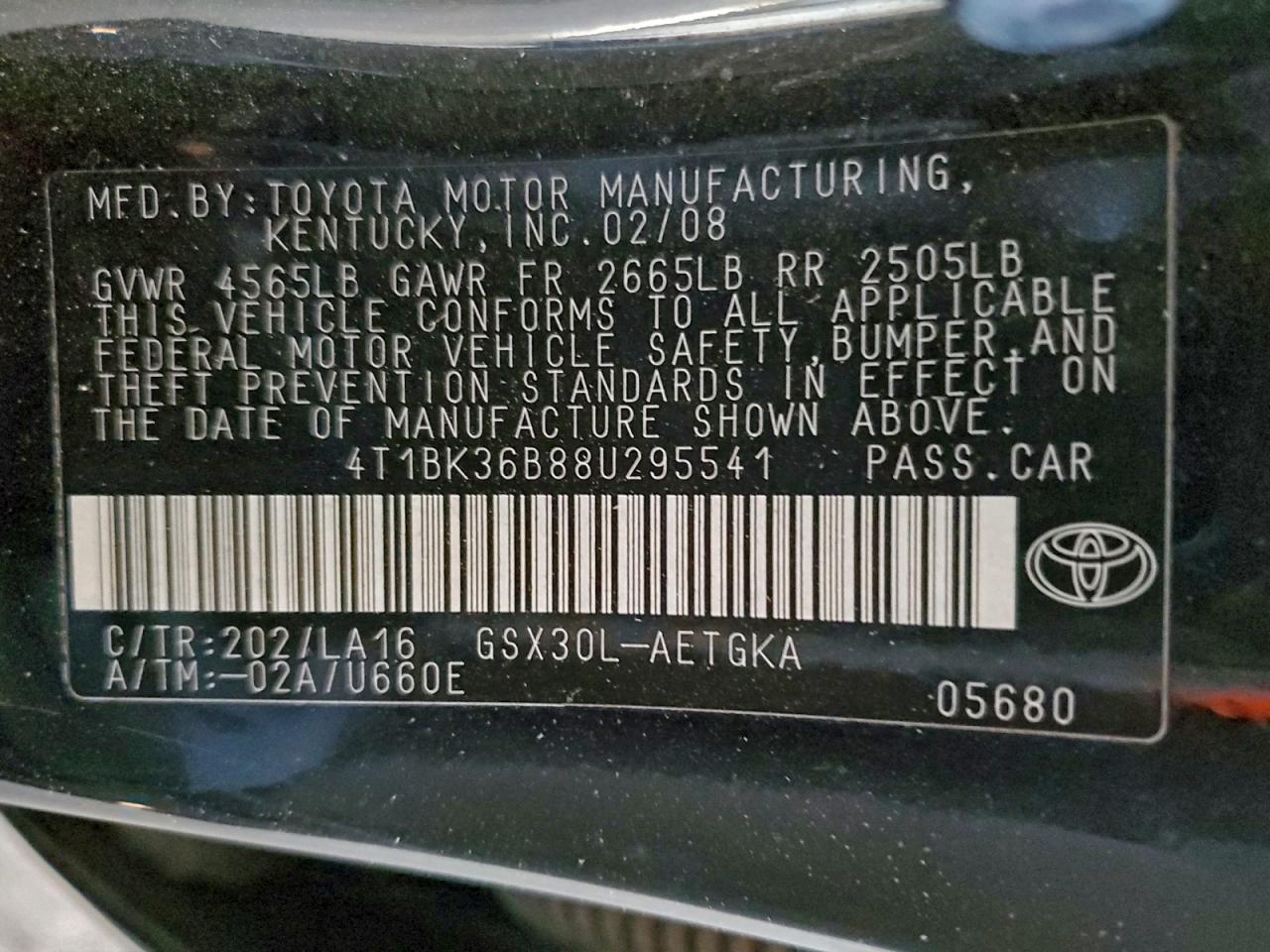 Toyota Avalon Xl