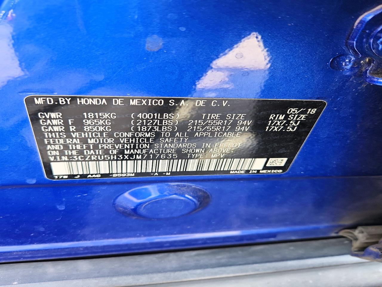 Honda HR-V Lx