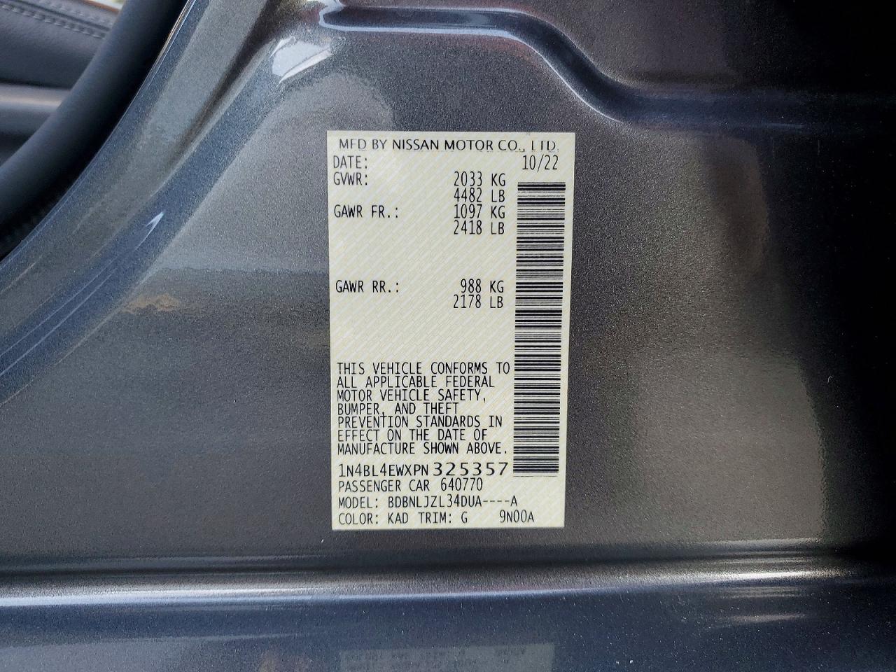 Nissan Altima Sl