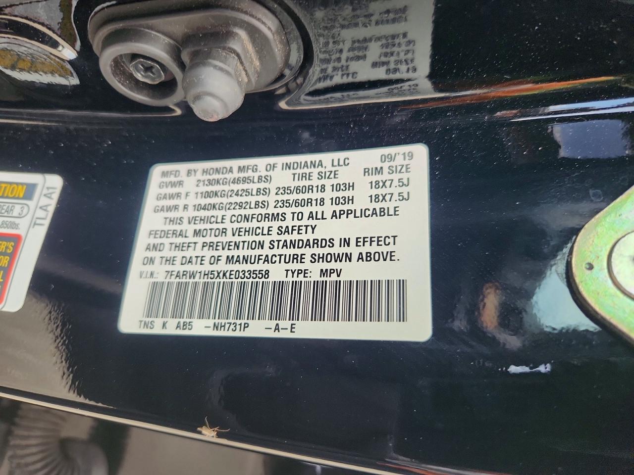 Honda Crv Ex