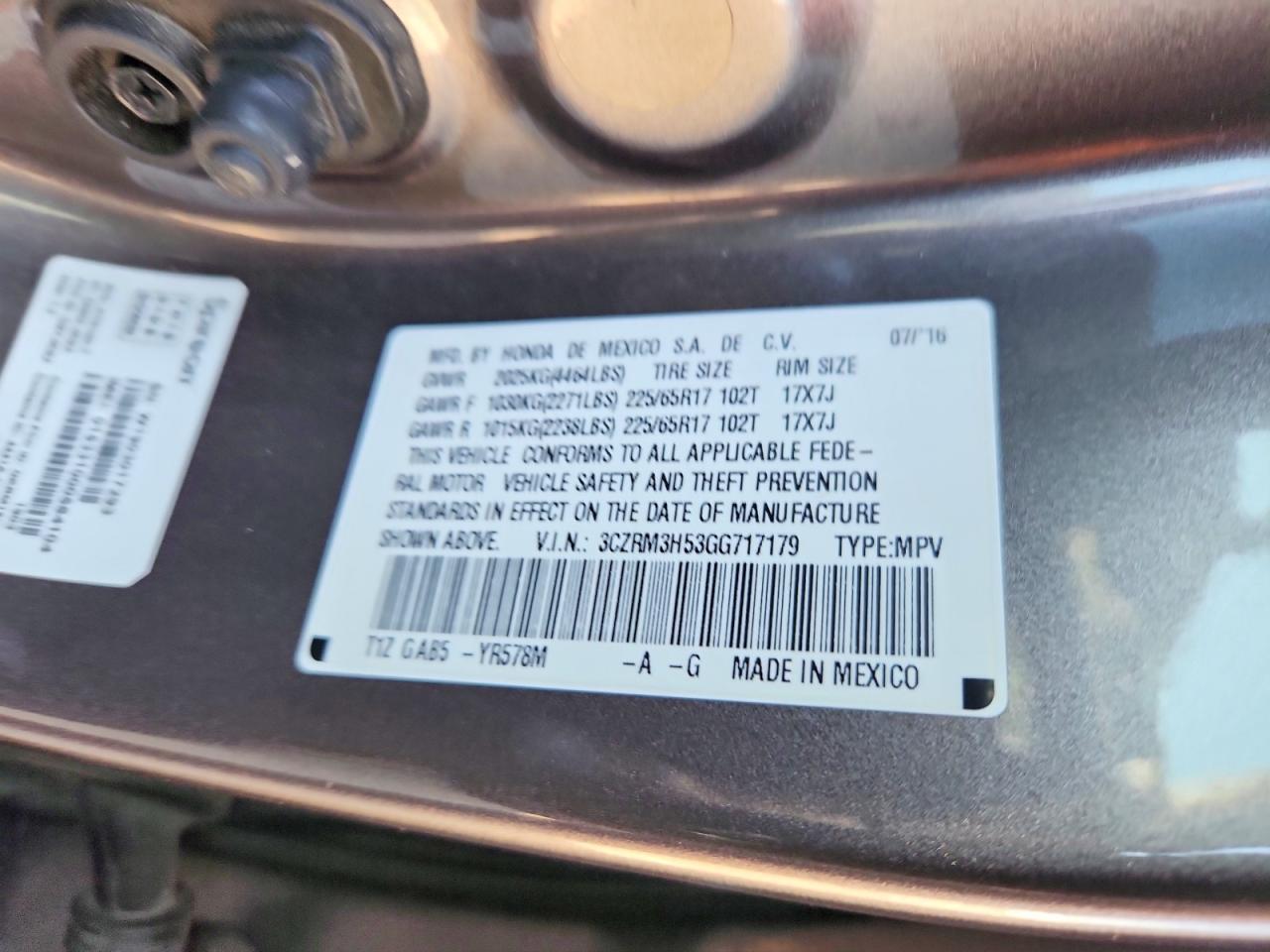 Honda Crv Ex