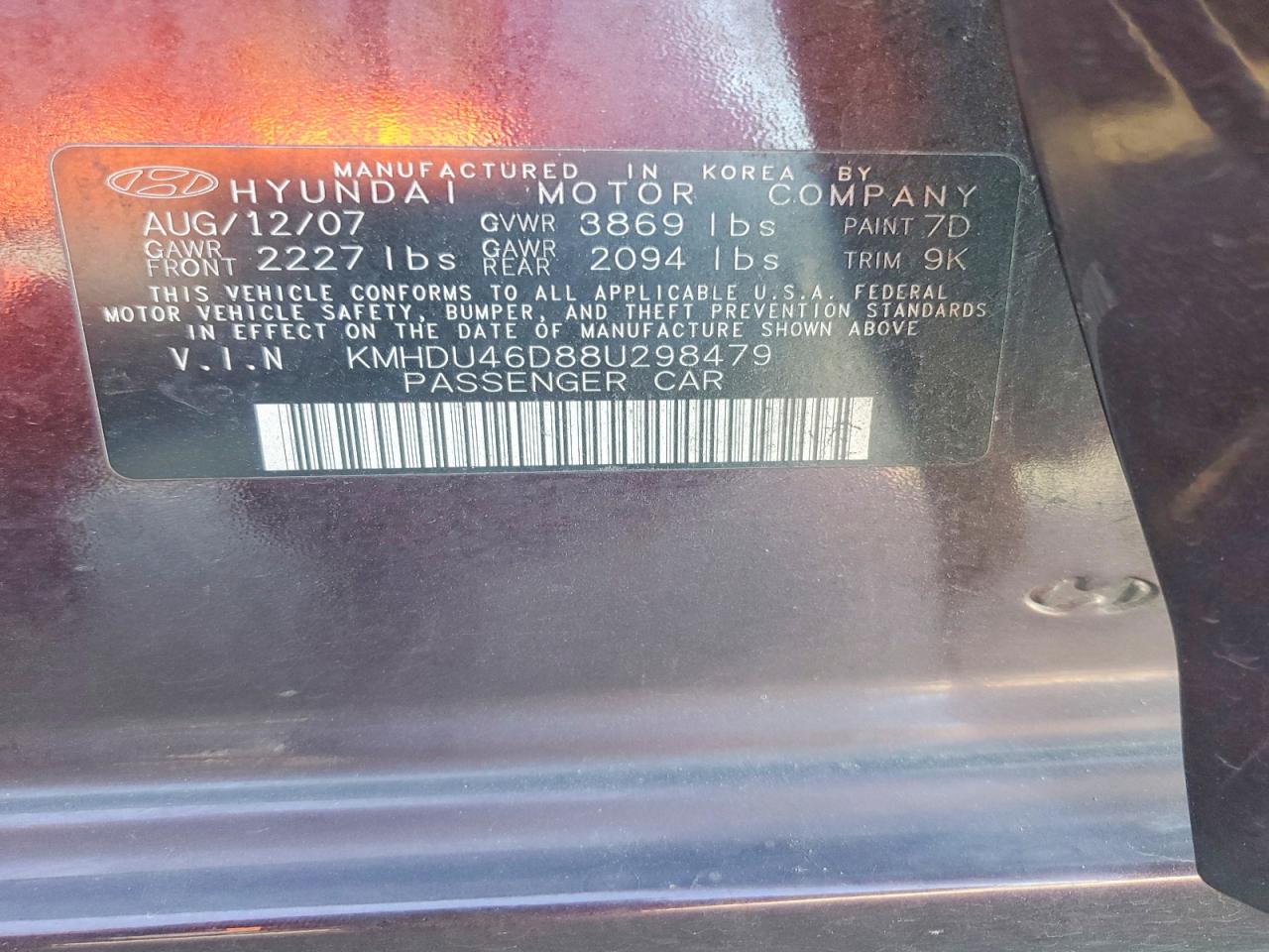 Hyundai ELANTRA Gls
