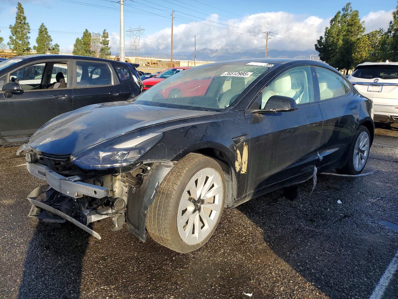 Salvage Tesla Model 3 Image