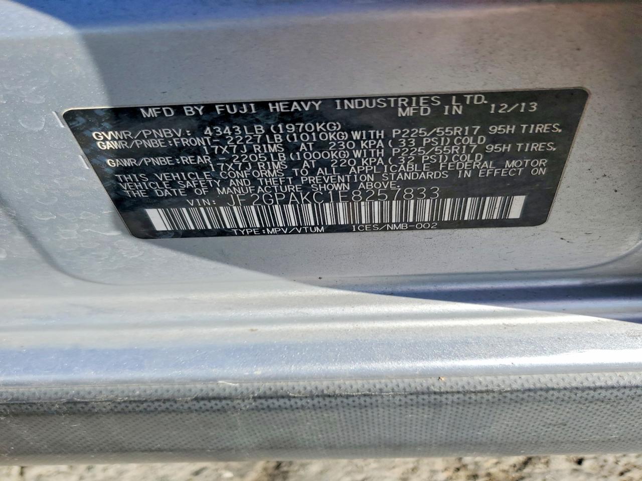 Subaru Xv 2.0 Limited
