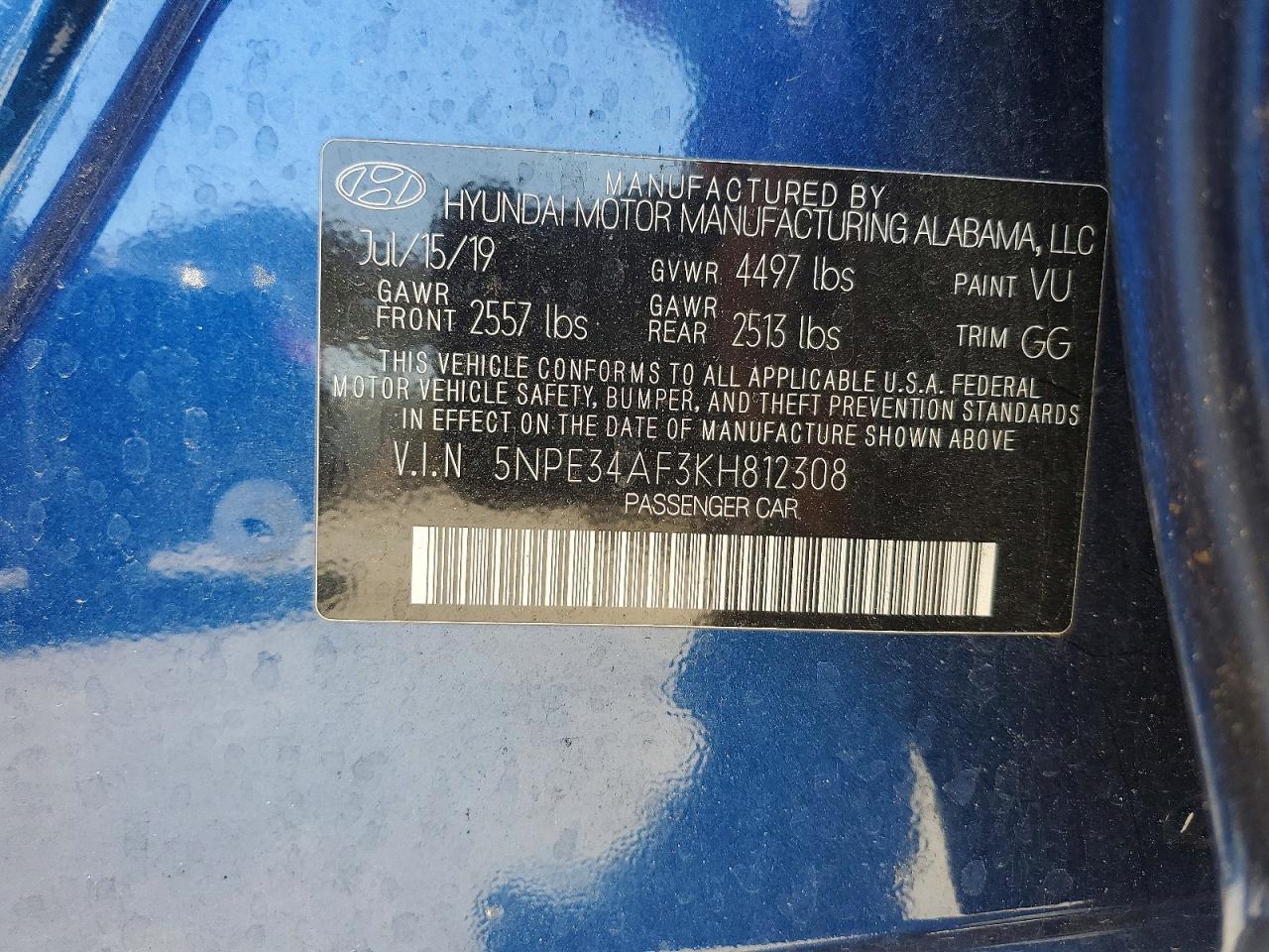 Hyundai SONATA Sel