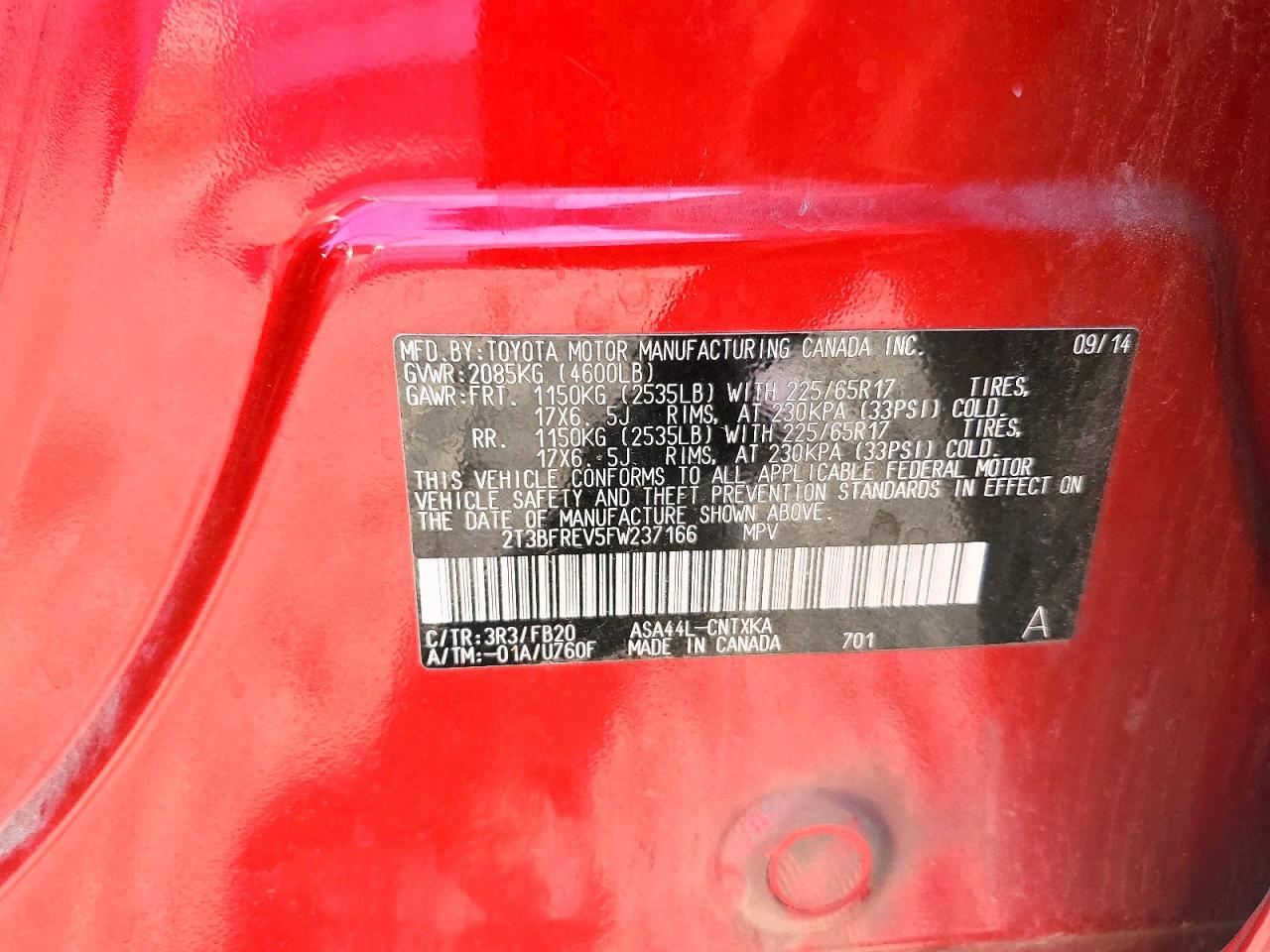 Toyota RAV4 Le