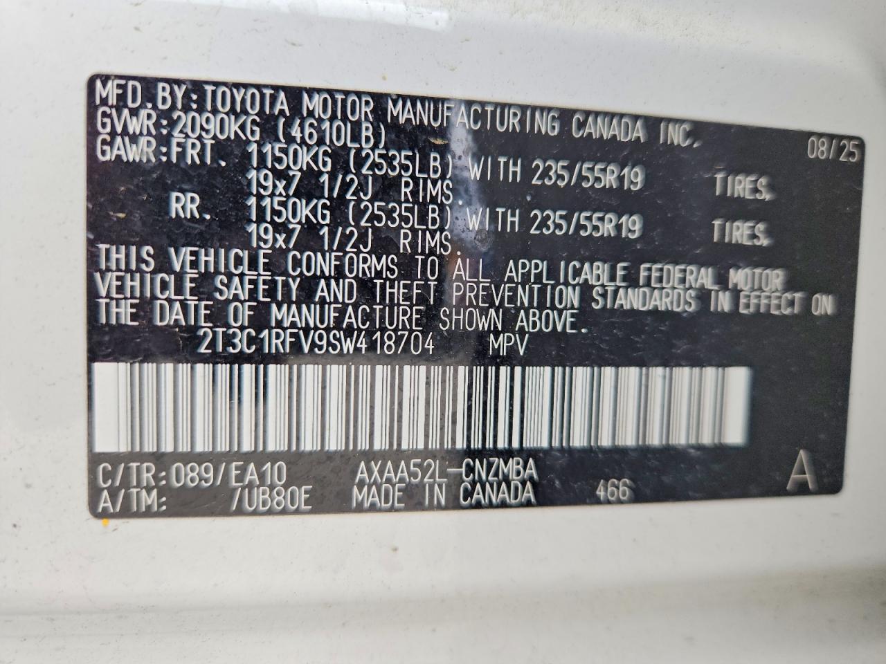 Toyota RAV4 Xle Premium