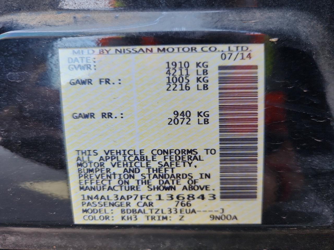 Nissan Altima 2.5 Sl