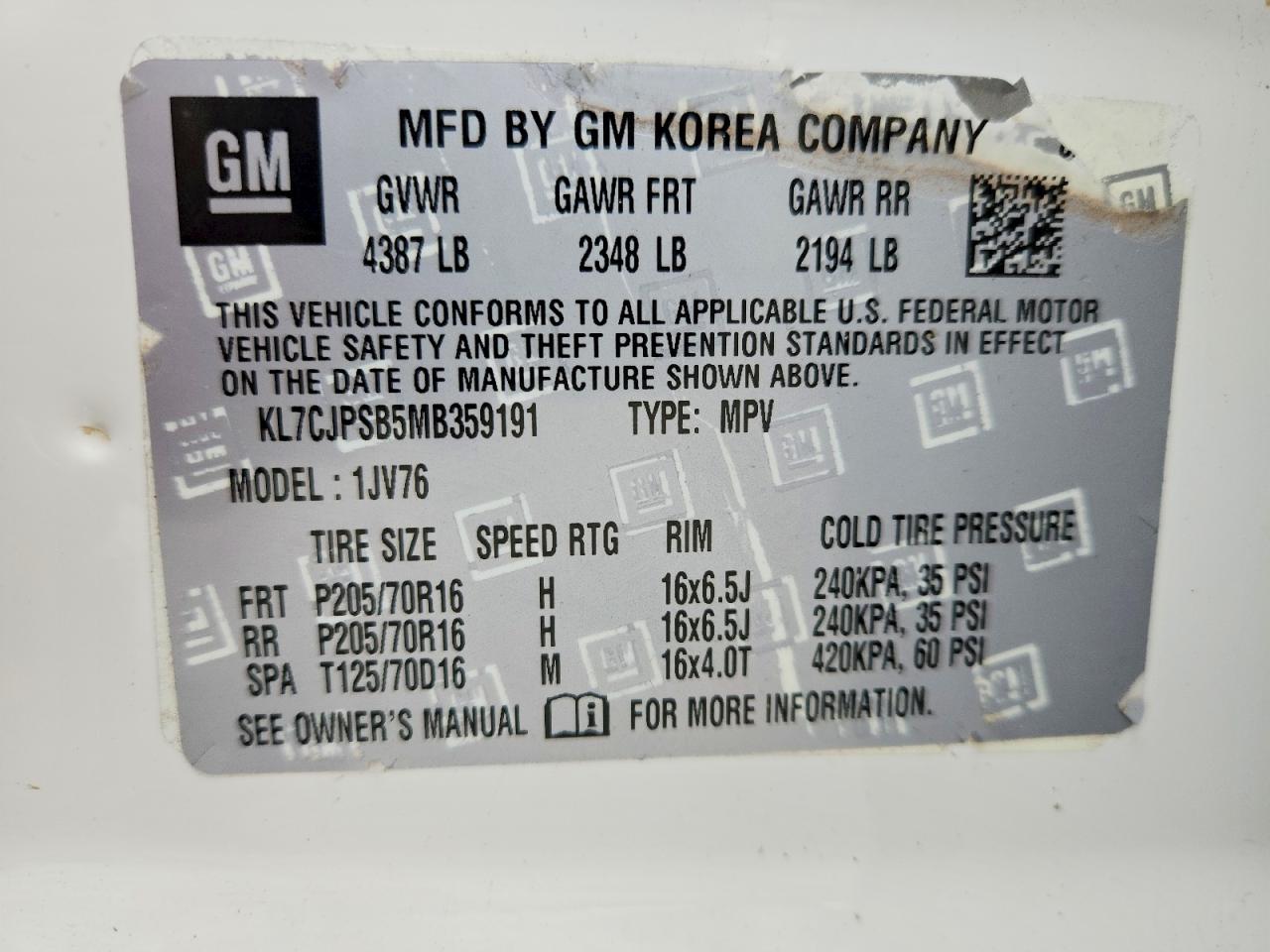Chevrolet Trax 1lt