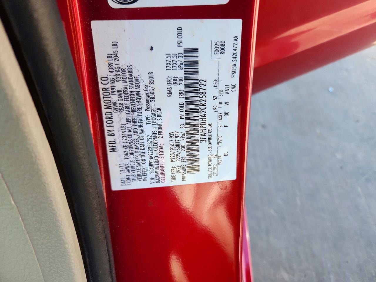 Ford Fusion Se