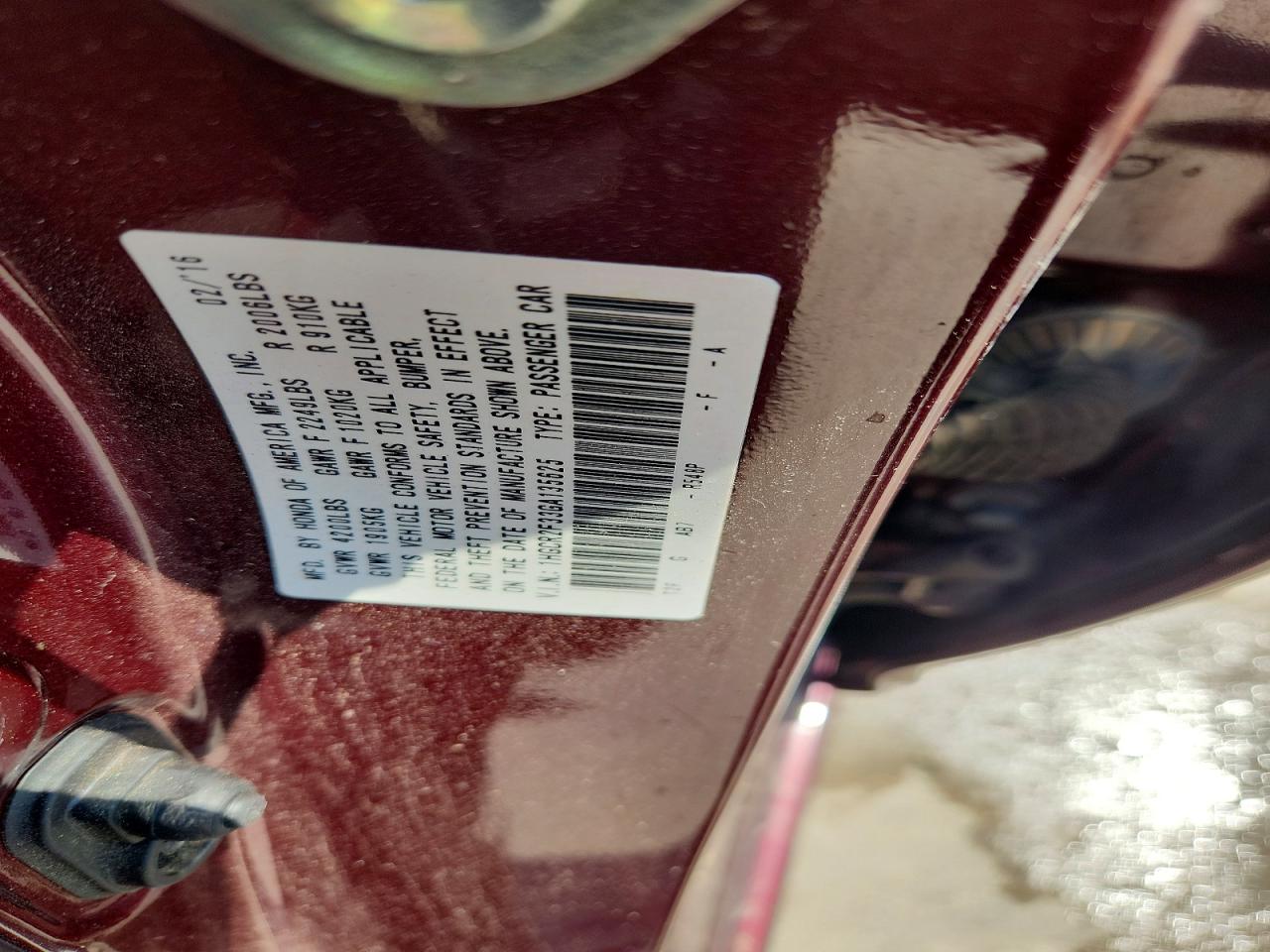 Honda Accord Lx