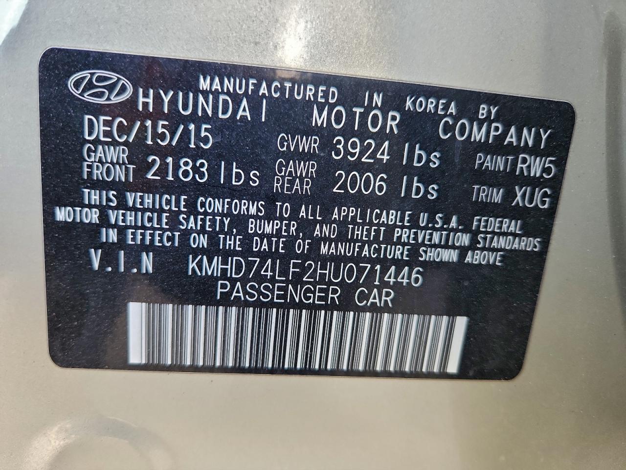 Hyundai ELANTRA Se