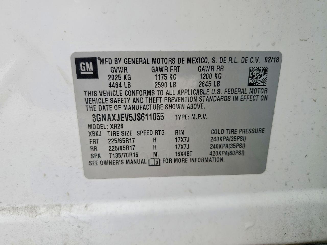 Chevrolet Equinox Lt