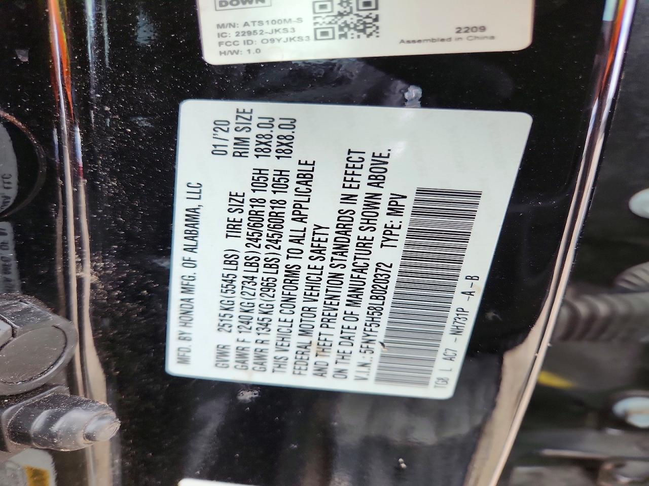 Honda Pilot Exl