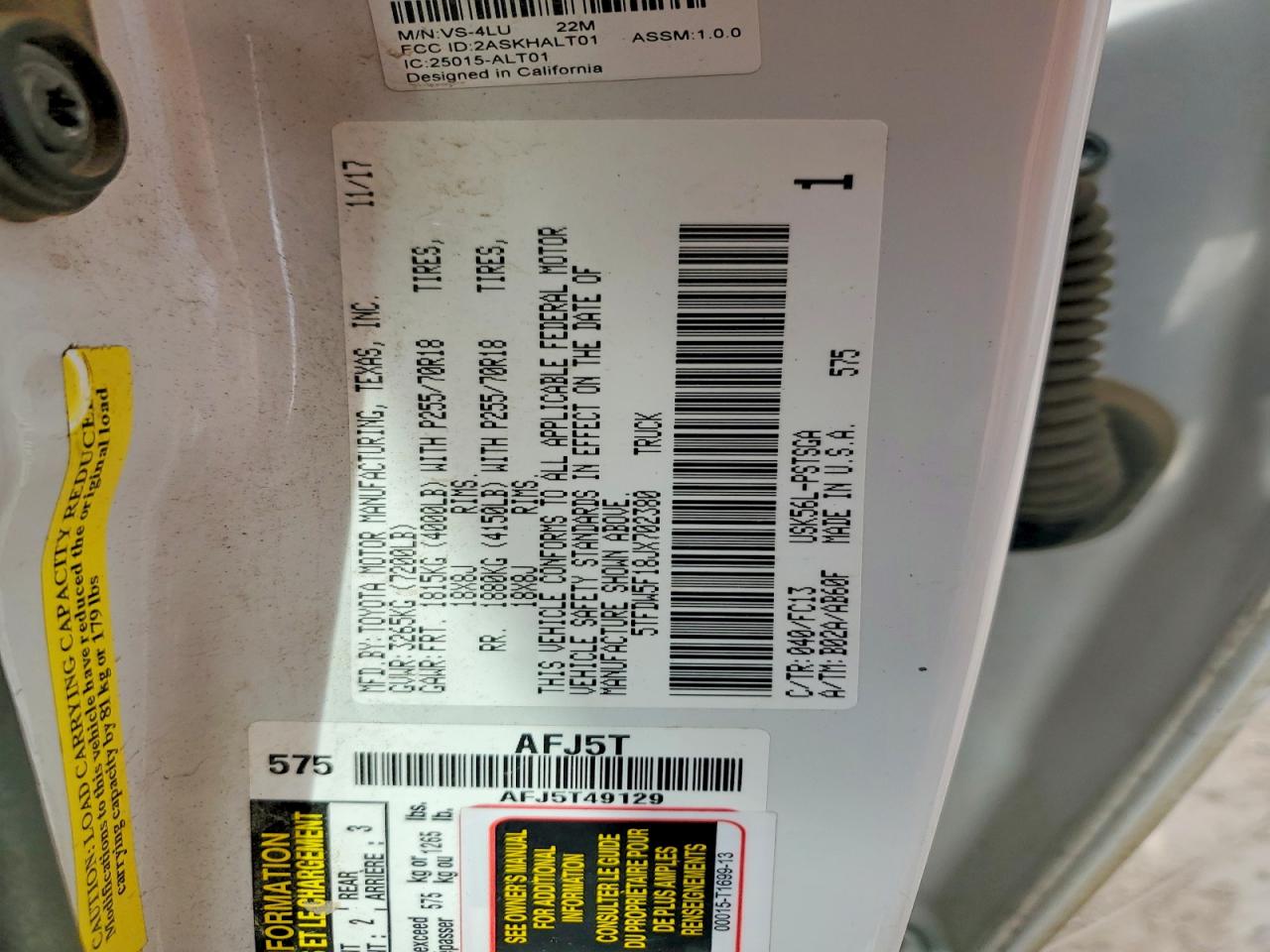 Toyota Tundra Crewmax Sr5