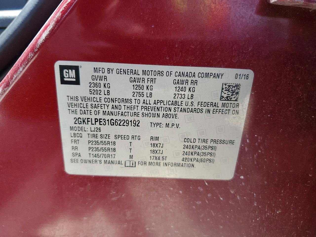 GMC Terrain Slt