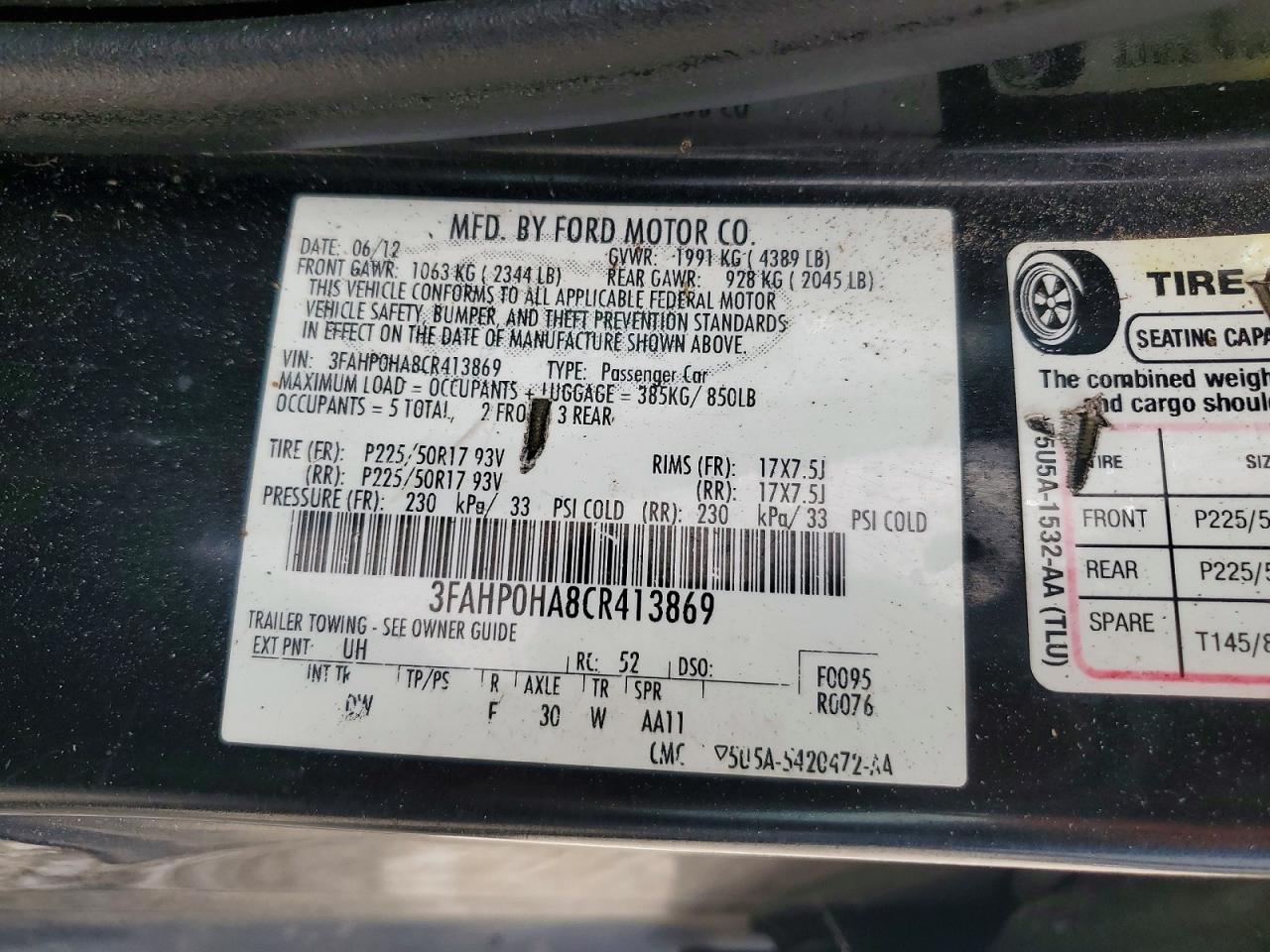 Ford Fusion Se