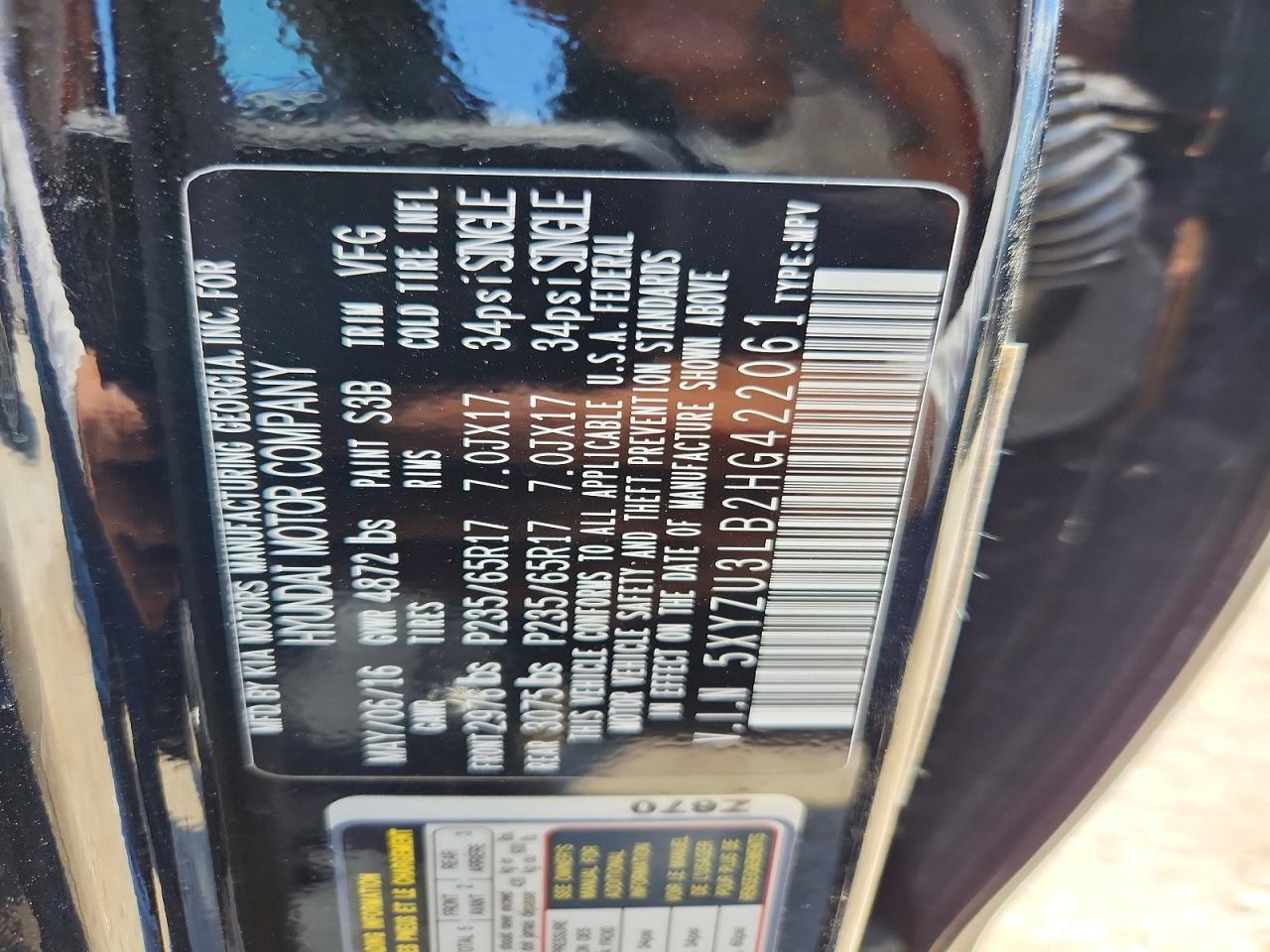 Hyundai SANTA FE 2.4l