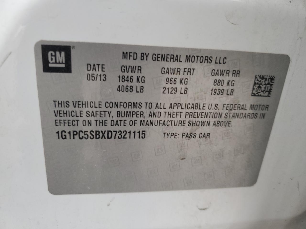 Chevrolet Cruze Lt