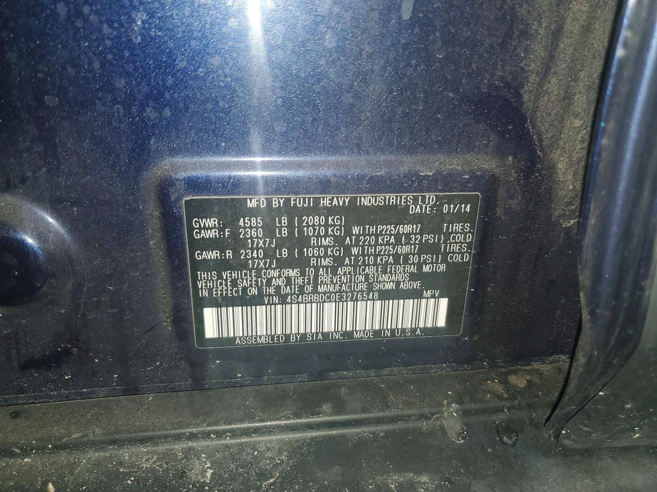 Subaru Outback 2.5i Premium