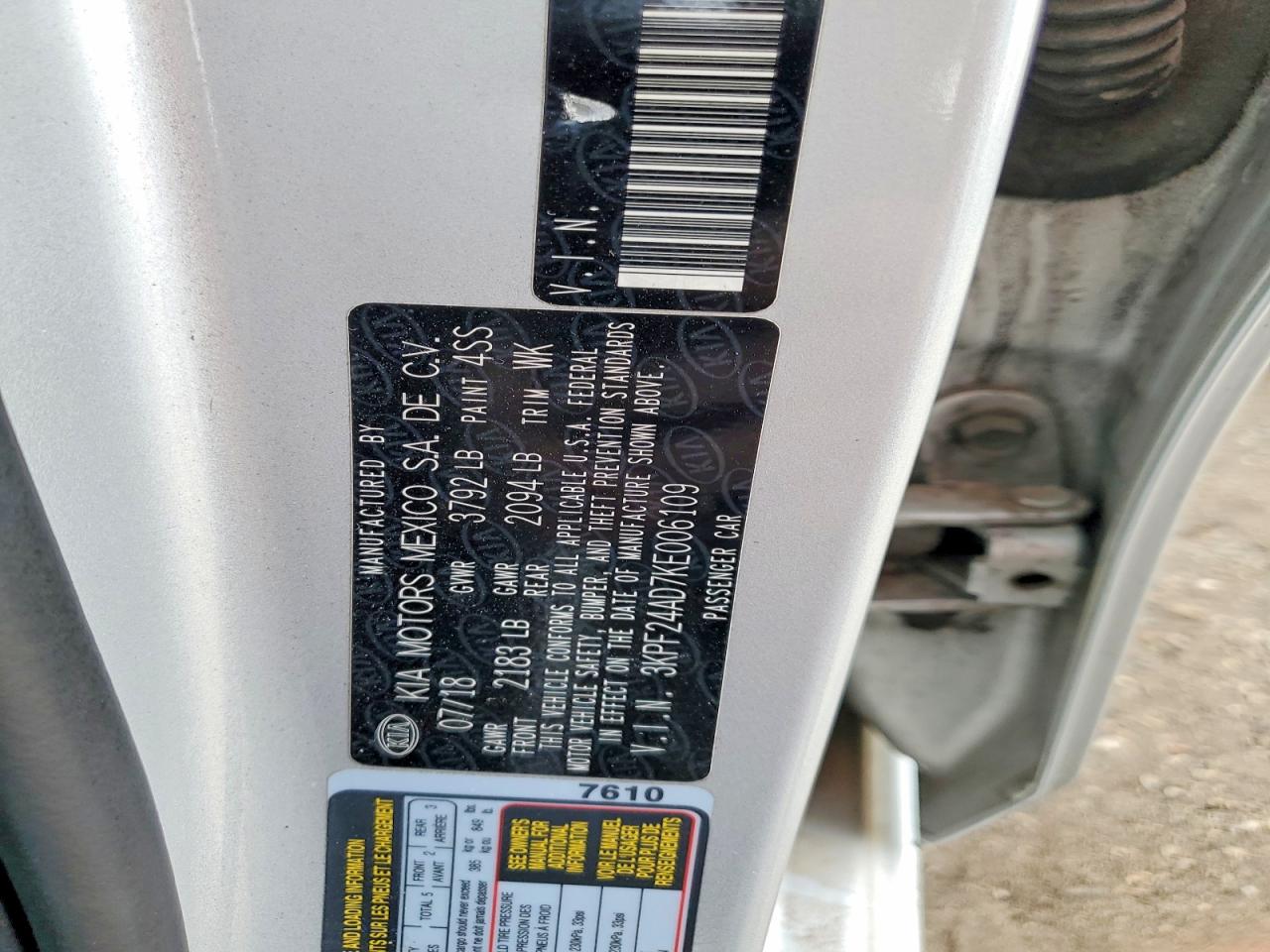 Kia Forte Lxs