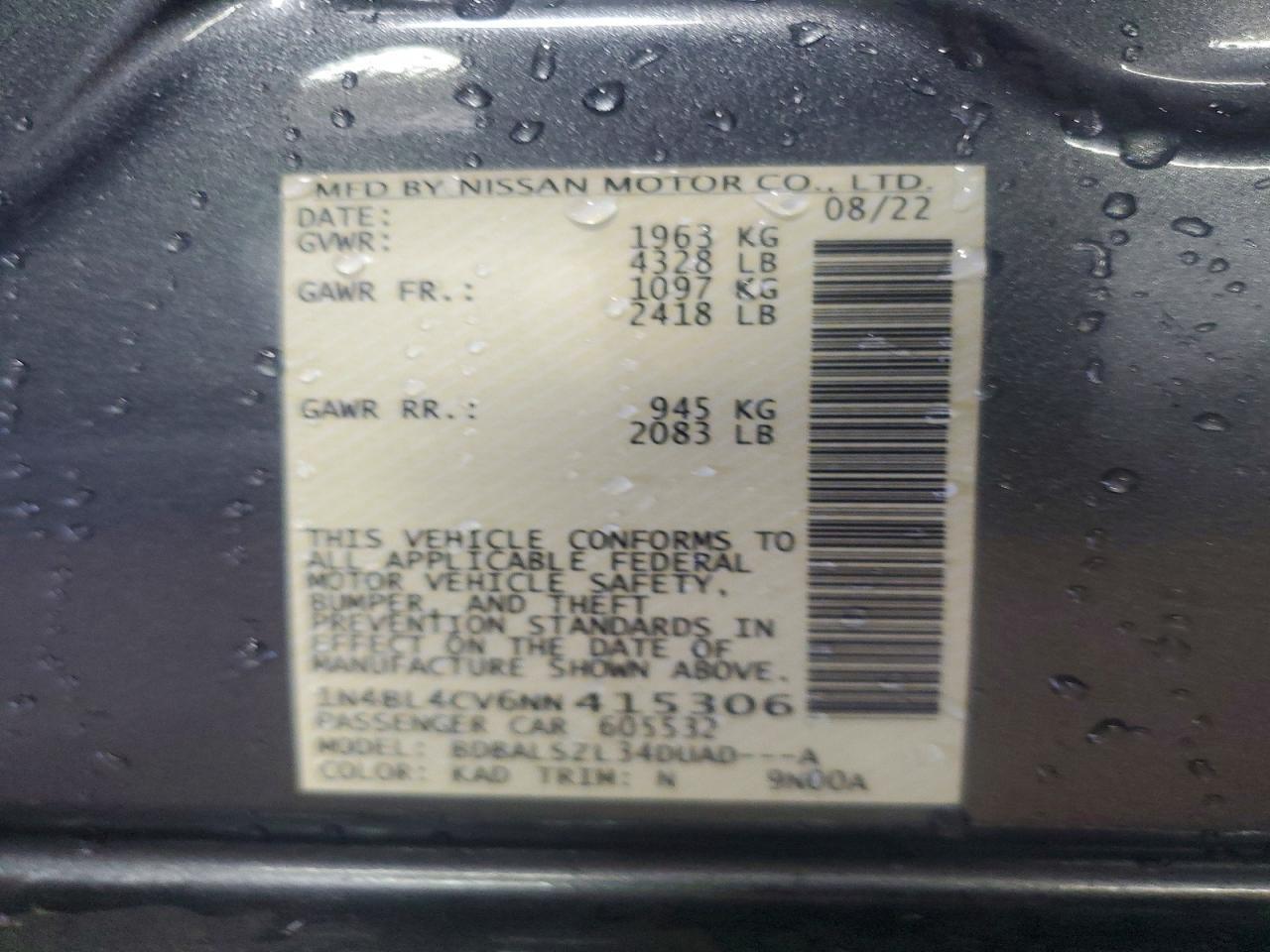 Nissan Altima Sr