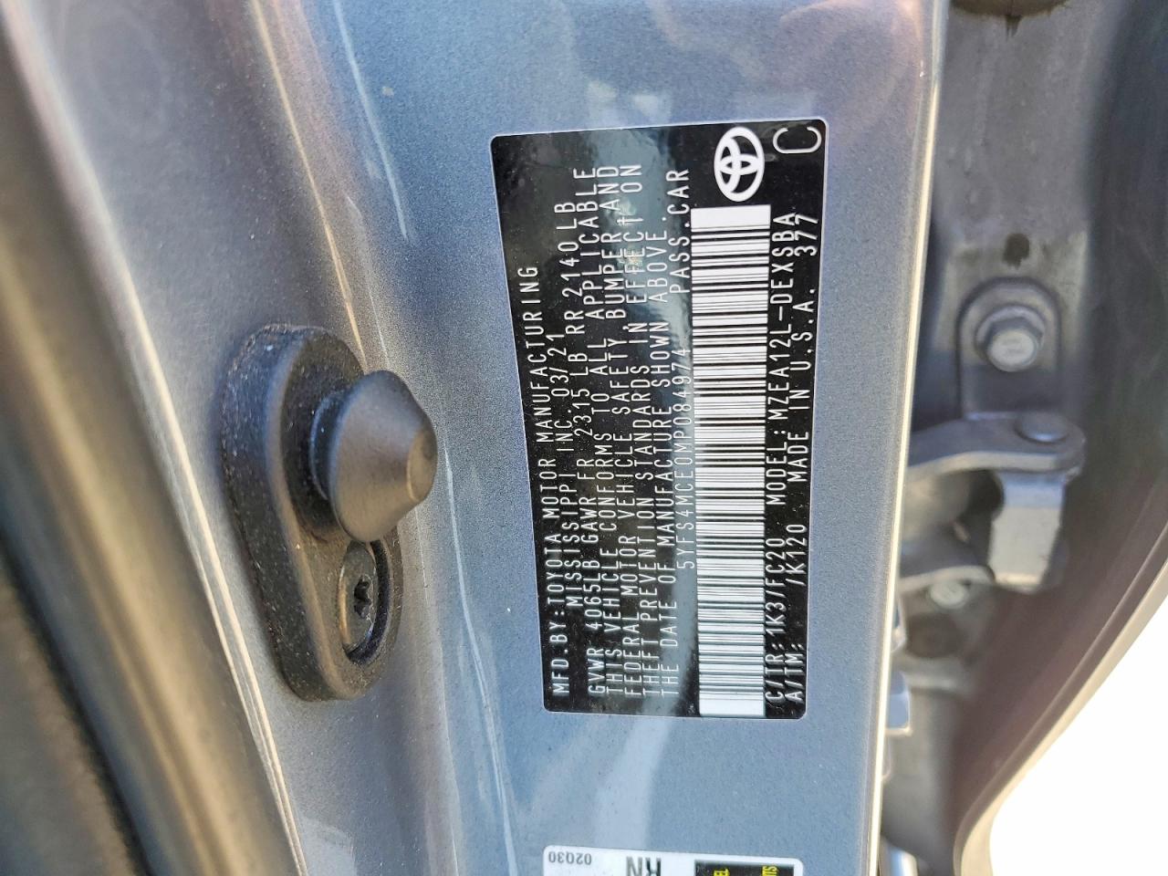 Toyota Corolla Se