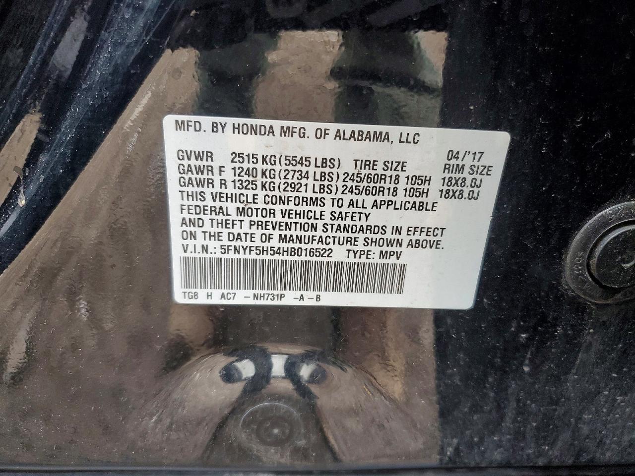 Honda Pilot Exl
