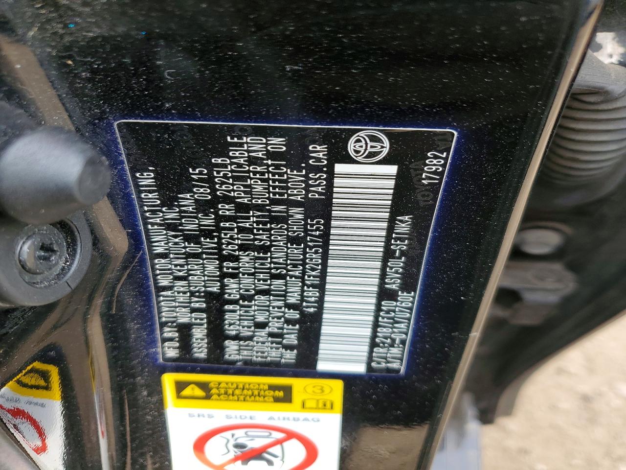 Toyota Camry Le