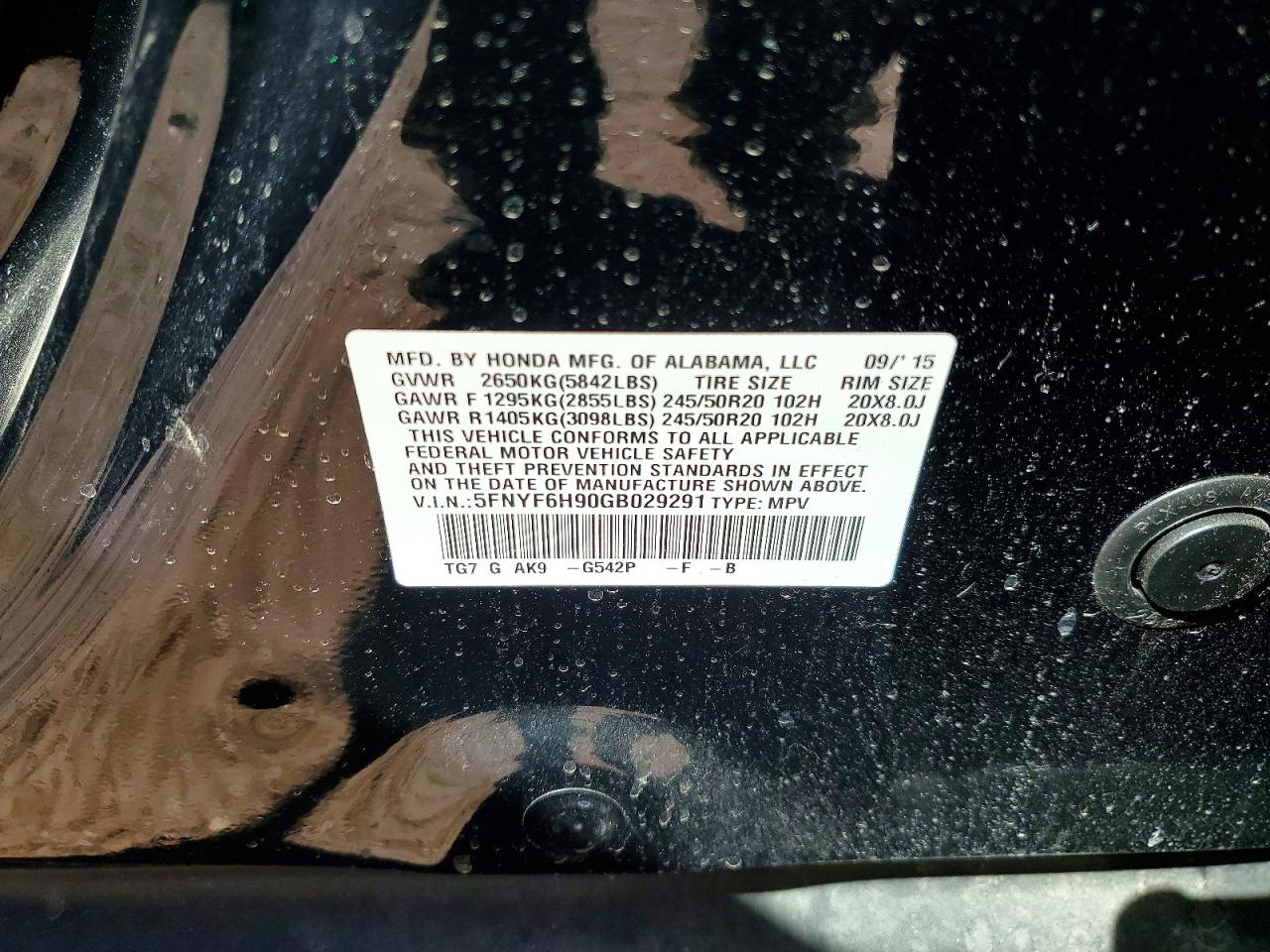 Honda Pilot Touring