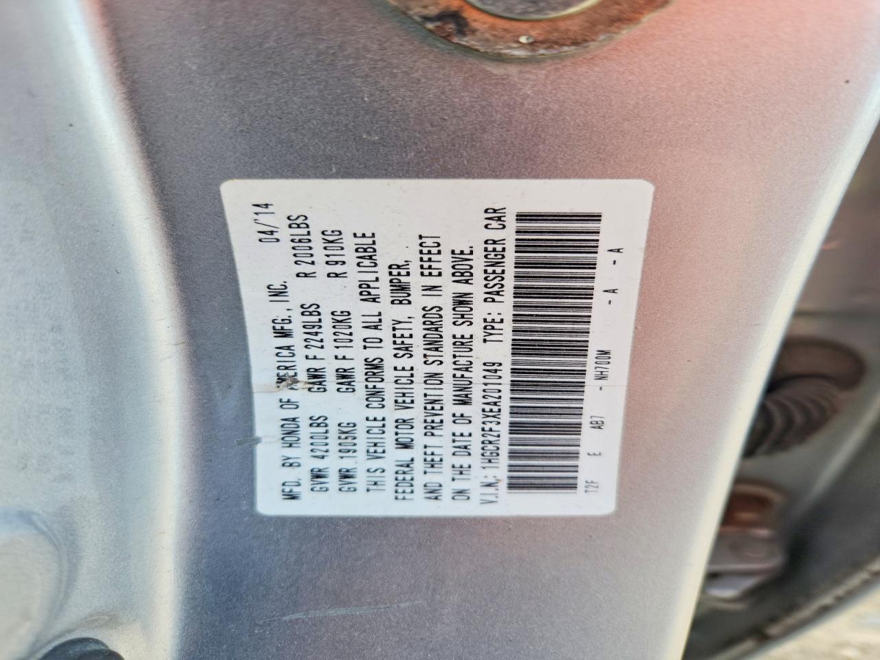Honda Accord Lx
