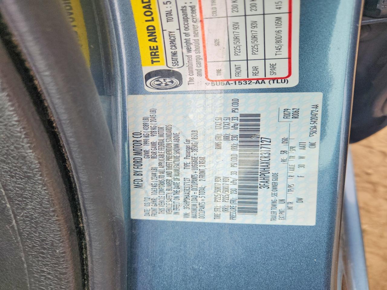 Ford Fusion Se