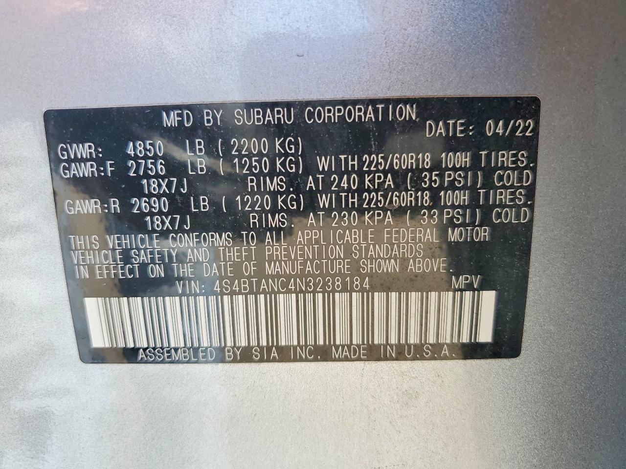 Subaru Outback Limited