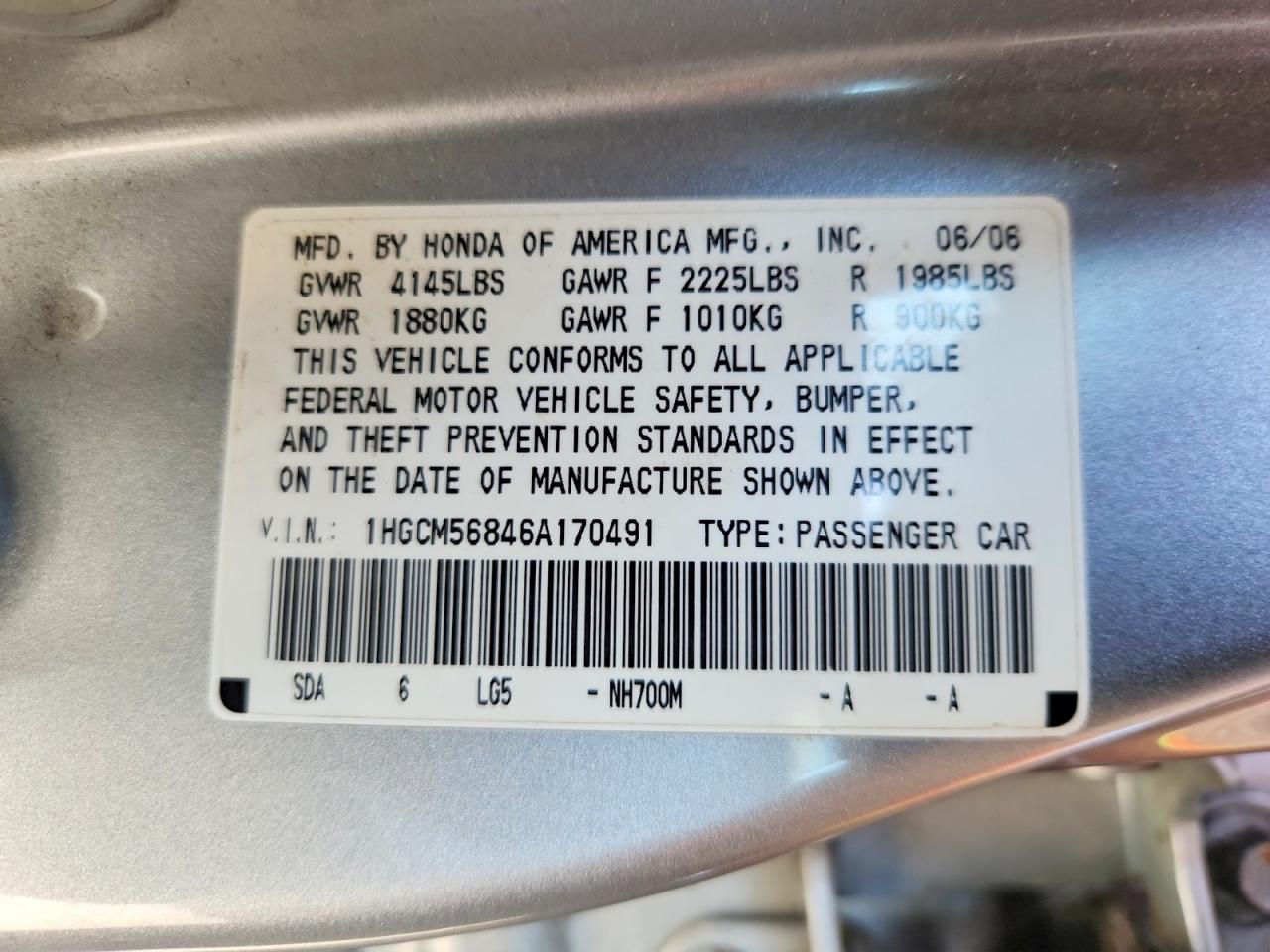 Honda Accord Ex