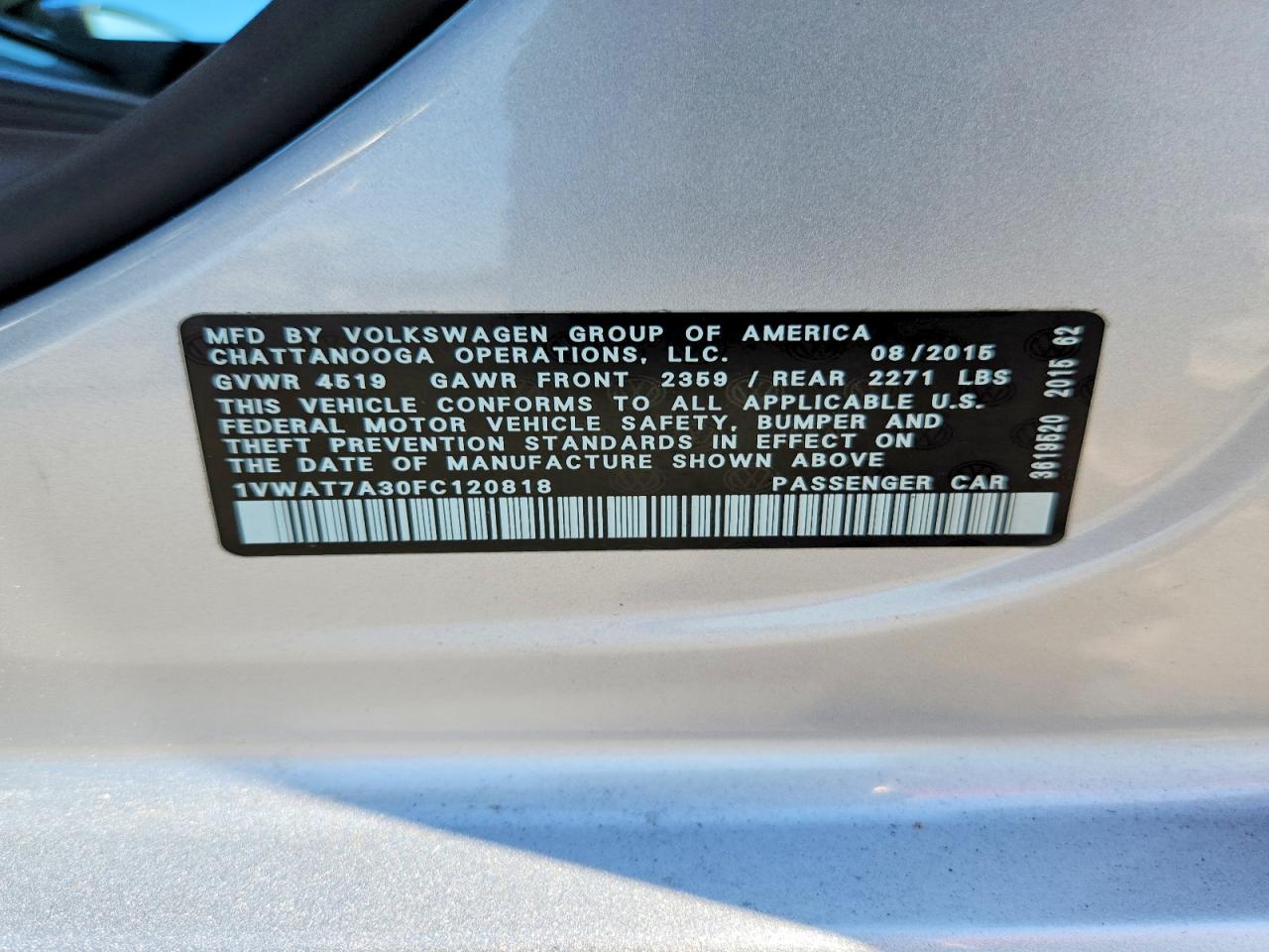 Volkswagen Passat S