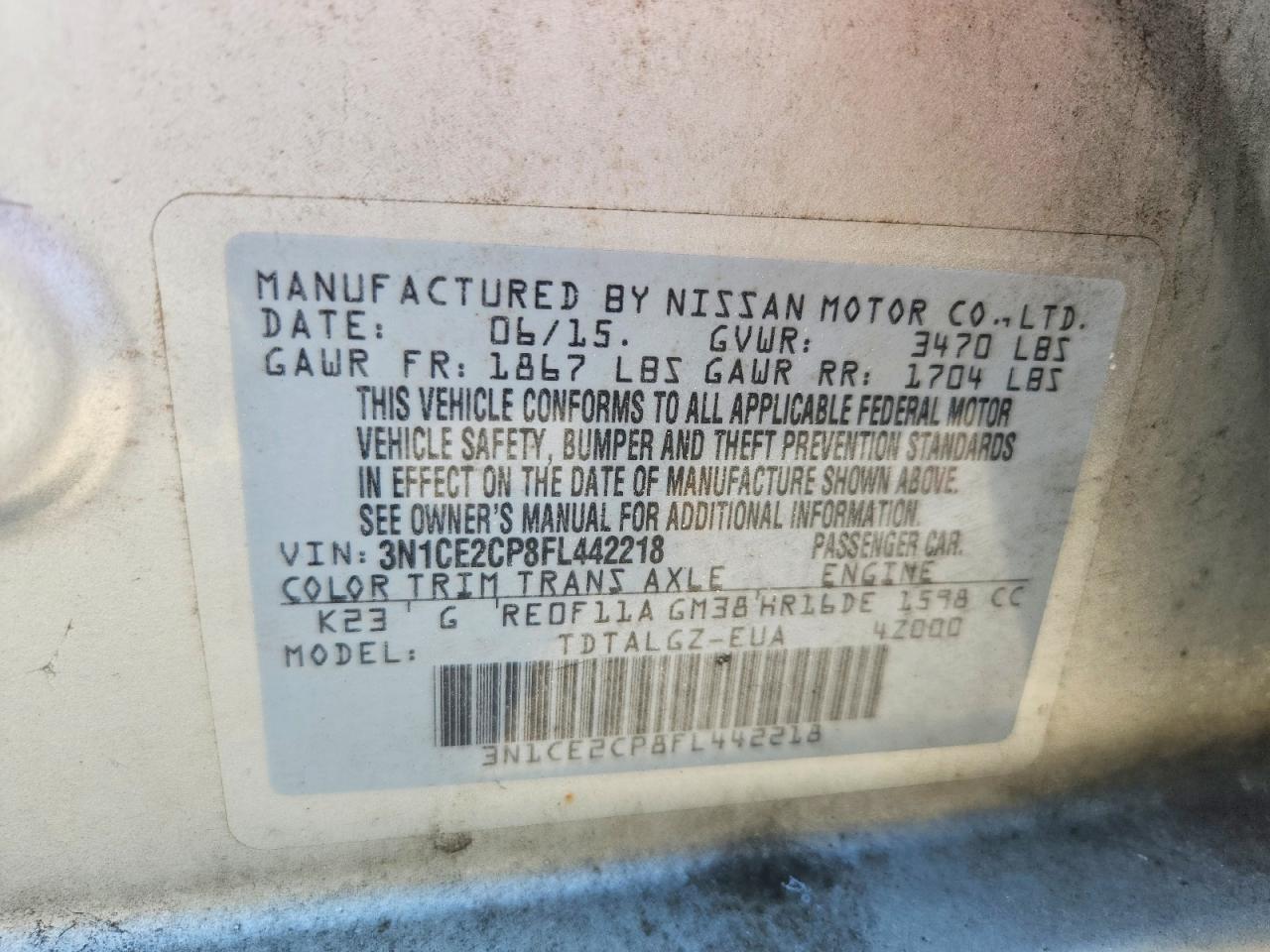 Nissan Versa Sr