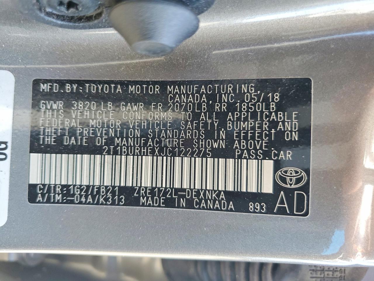 Toyota Corolla Le