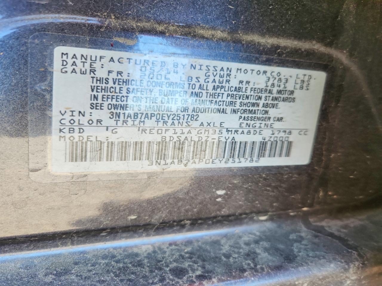 Nissan Sentra Sv