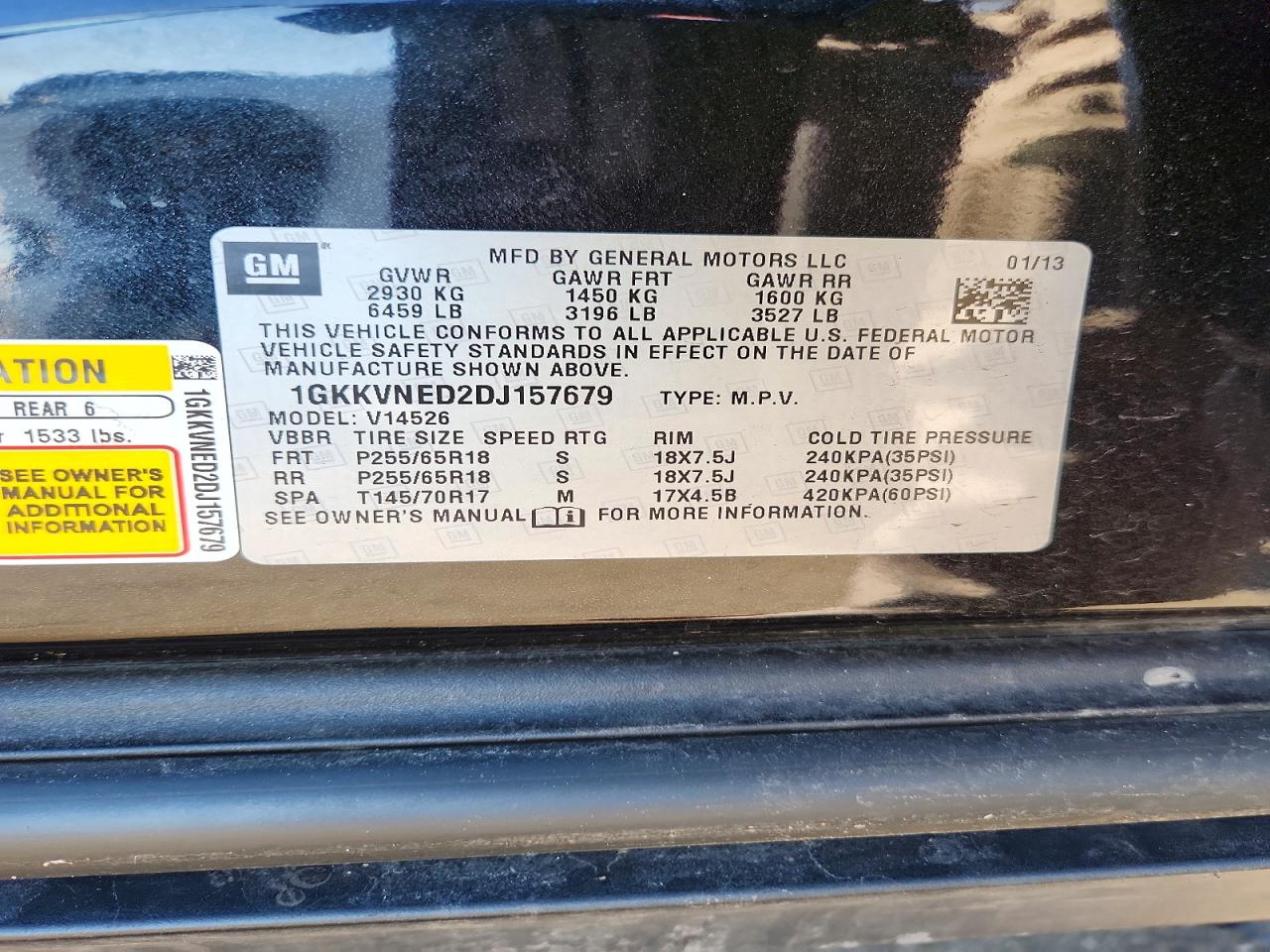GMC Acadia Sle