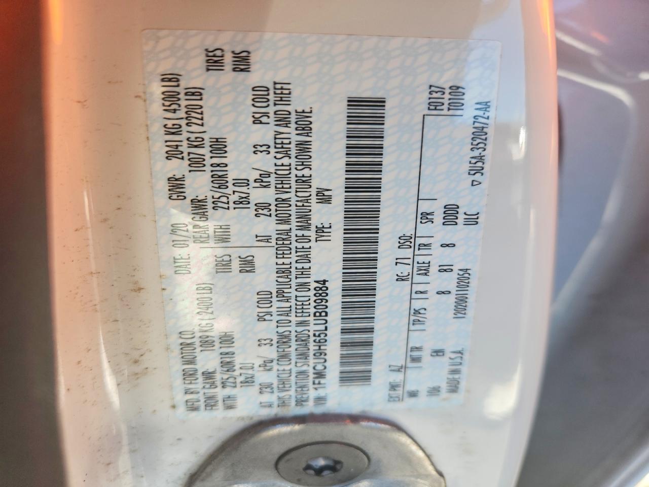 Ford Escape Sel